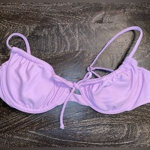 Purple Target Swim Suit Top